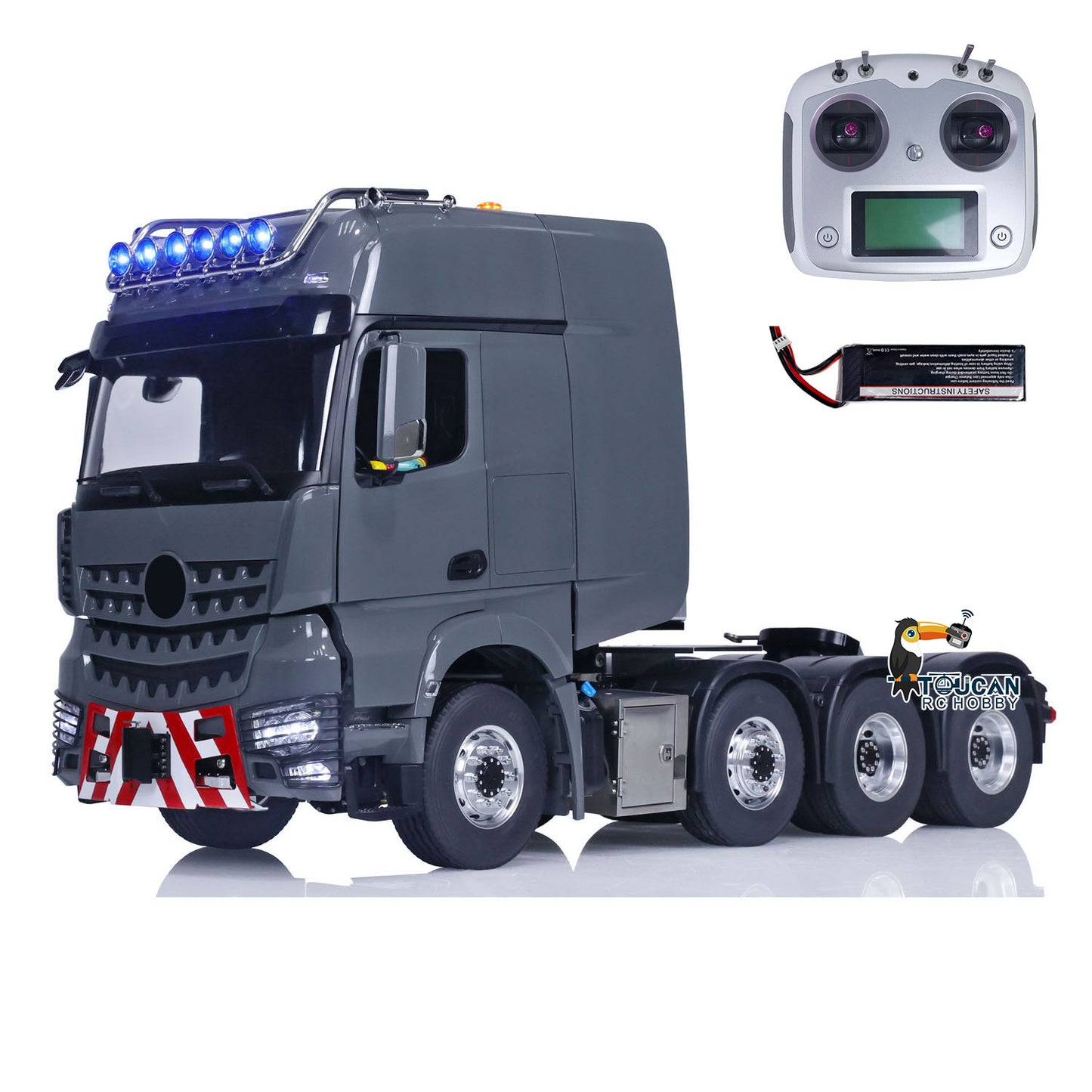 In Stock TOUCAN 1:14 RC Tractor Truck Metal Chassis Remote Control Car Painted Assembled