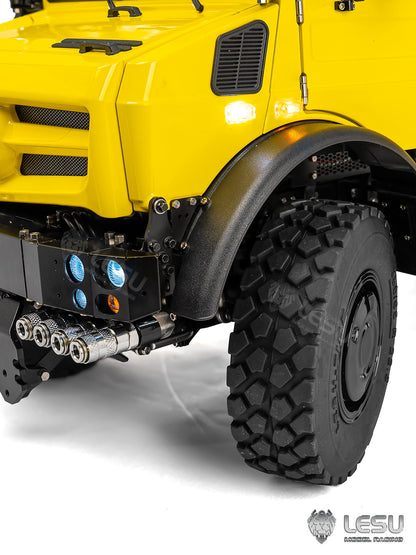 LESU U4023 Metal 1/14 Hydraulic RC Off Road Car AWD Remote Control All Terrain Vehicle Light Truck Model Wheel Hub Reduction