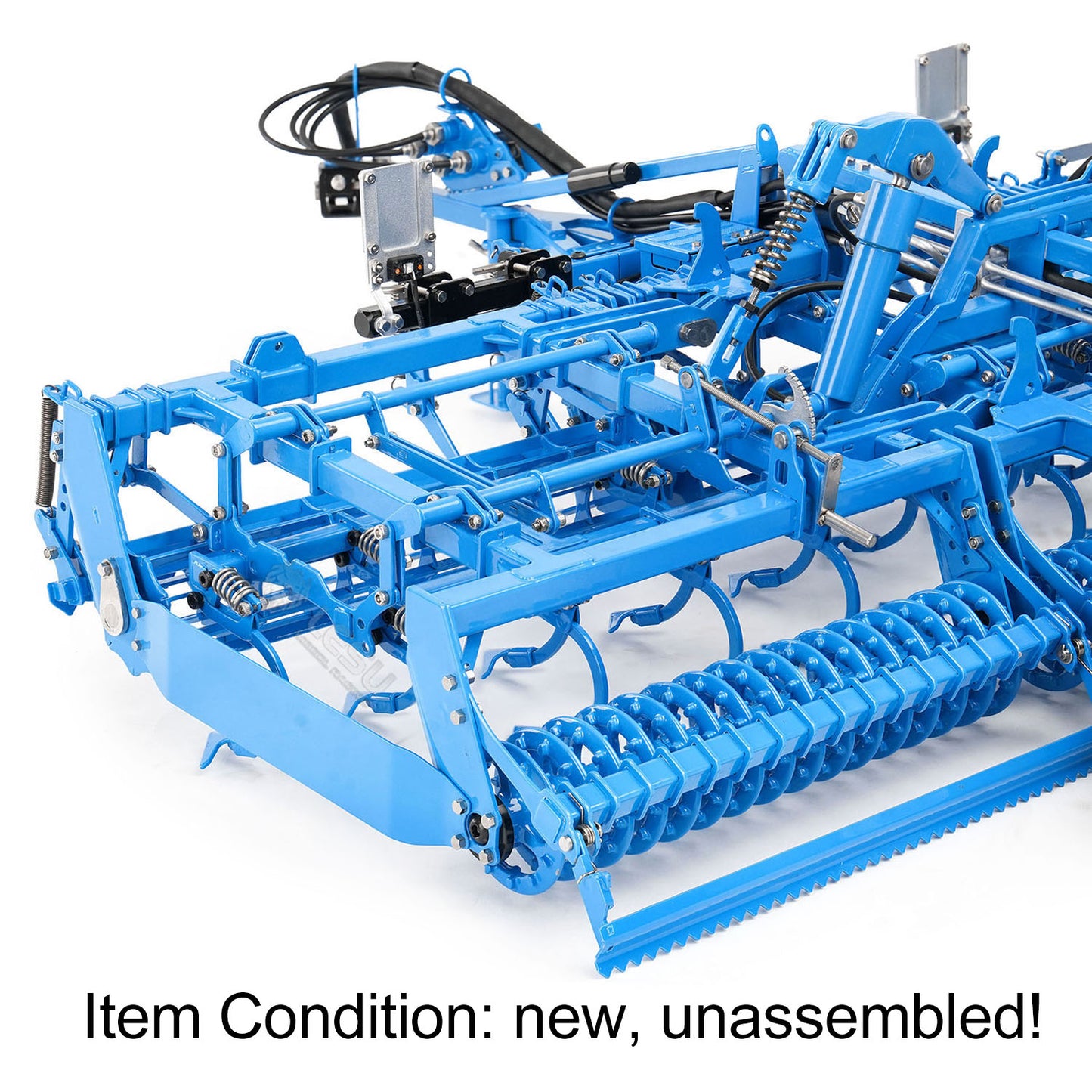 K500 Metal Seedbed Pre-sowing Soil Preparation Machine Planter KIT for LESU 1/14 RC Hydraulic Agricultural Car Tractor AOUE 1050