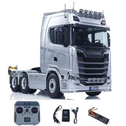 US Stock 1/14 KABOLITE RC Tractor Car 770S 100 6x6 Romote Control Truck 2Speed Gearbox Differential Lock Vehicle 6WD Sound Light Model