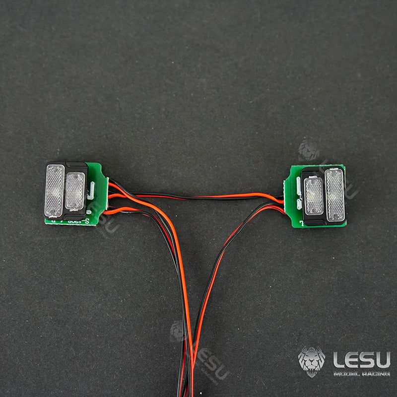 LESU Plastic Spotlight/Rear Light 3V for 1/14 RC AC360 C374 ET30H B0002 B0001 A0006 Hydraulic Excavator Skid Steer Loader AoueLT5H A0008 AoueLT5 B0008 DIY