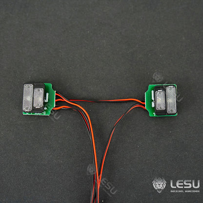 LESU Plastic Spotlight/Rear Light 3V for 1/14 RC AC360 C374 ET30H B0002 B0001 A0006 Hydraulic Excavator Skid Steer Loader AoueLT5H A0008 AoueLT5 B0008 DIY