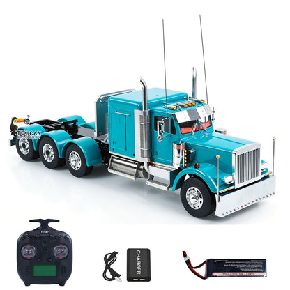 TOUCAN RC HOBBY  56344 Grand Hauler 1/14 RC Tractor Truck RTR 8X6 Metal Chassis Lorry Vehicle Brushless Motor ESC Mid Lift Axle Lock Smoke Radio Controller