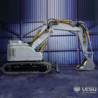 LESU AOUE ET26L 1/14 Metal RC Hydraulic Excavator B0012 Remote Controlled Construction Vehicle Light System Simulated GPS for DIY Hobby Collectors