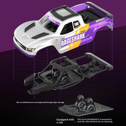 30KM/H UdiRC 1/16 4WD RC Off Road Car Radio Control High Speed Vehicle Model UD1611 390 Brushed Motor 30A ESC Light System RTR