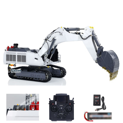 USA Pre-Order by the sea 1/14 LESU RC Hydraulic Excavator AOUE 9150 Metal RTR FlySky PL18EV Remote Control Heavy Backhoe Shovel Sound Light Smoke Unit