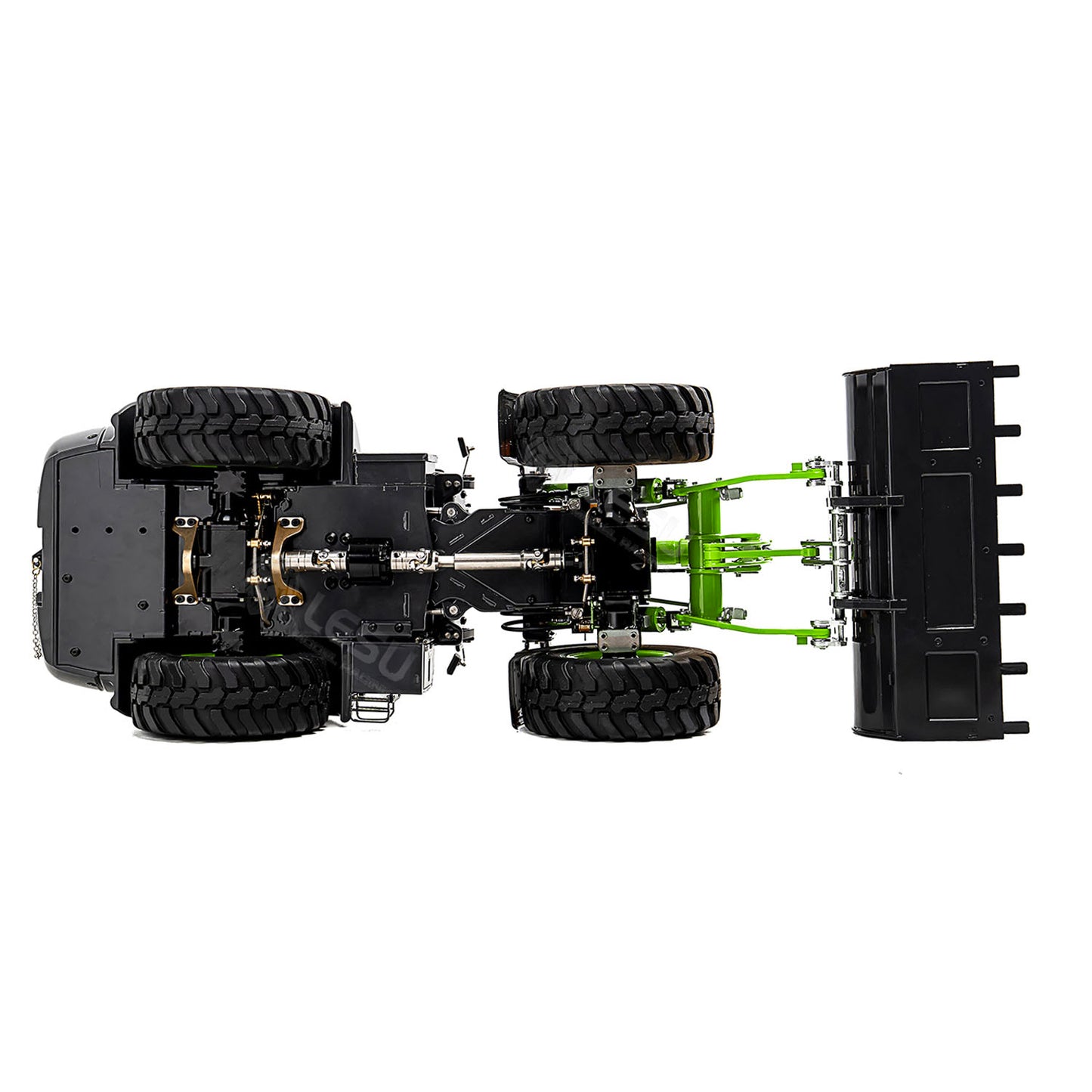 Metal LESU 1/14 RC Hydraulic Loader Aoue WA100M-8 4X4 RTR Remote Control Construction Vehicle Axle Lock Sound Light ST8 Radio