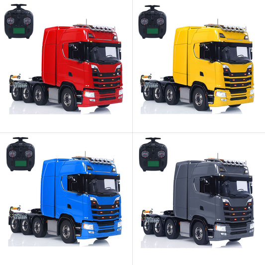 SC 770S 1/14 8*8 Radio Control Tractor Truck Wheel Side Reduction Axles Three Speed Transmission Hobbywing 1060 ESC 35T Motor