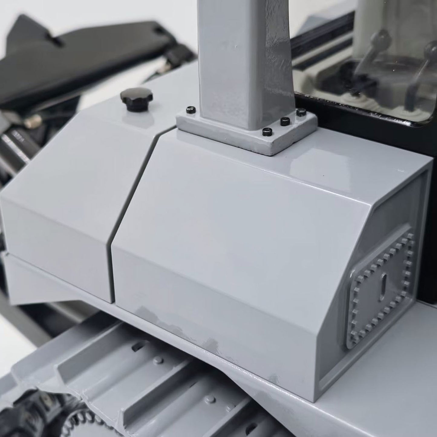 JDM-98 Ultra 1/14 Metal Hydraulic 4CH Valves Remote Control Bulldozer DXR2 Flysky ST8 Radio Sound System Light Pump ESC Motor