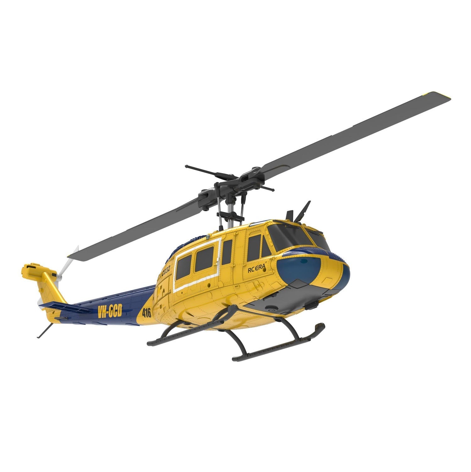 In Stock 1/48 RC Simulation Helicopter Model C032 UH-1 Remote