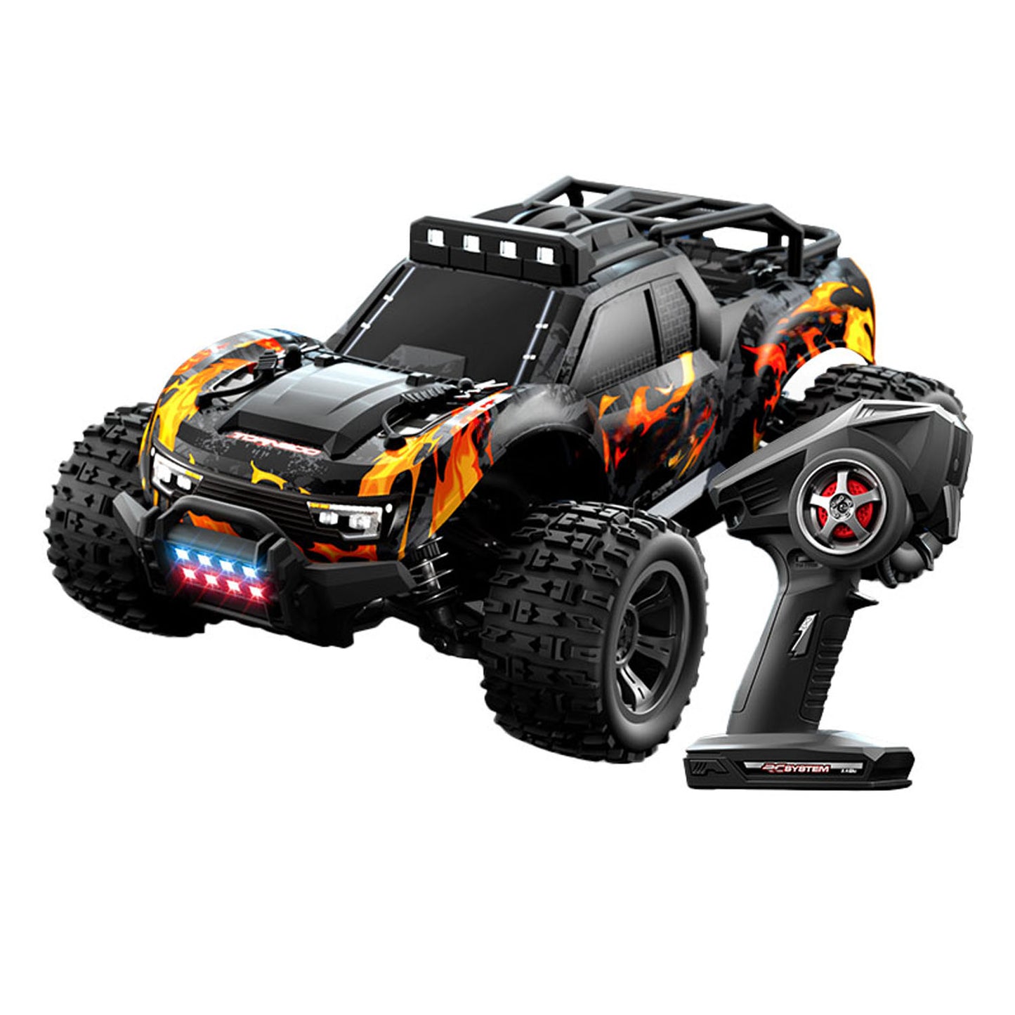 In Stock 1/18 2.4GHz RC 4WD Car C8810 Remote Control High Speed Off Road Vehicle RTR Carbon Brush Motor ESC Servo LED Lights Battery