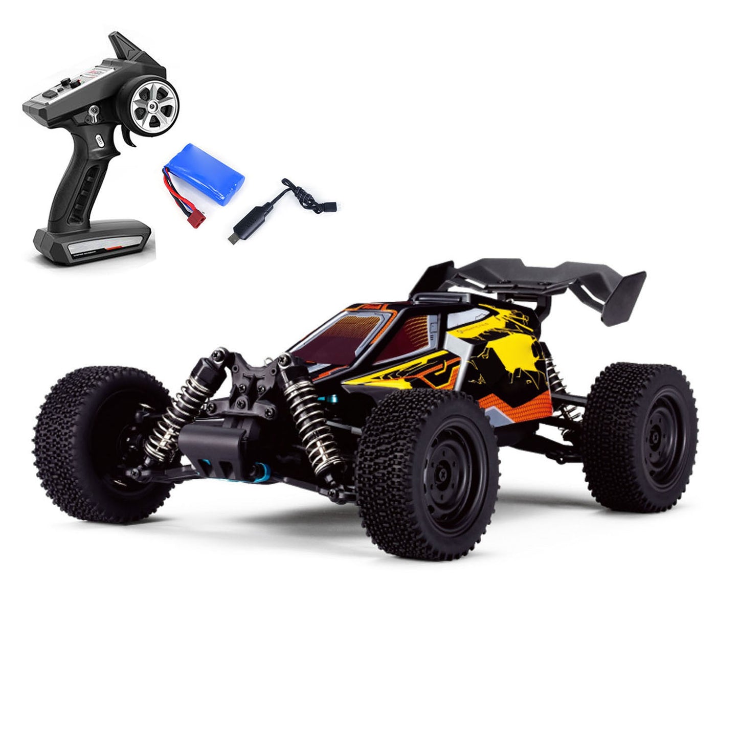 In Stock 38KM/H SCY 16201 1/16 Remote Control Electric Off Road Vehicle Four Wheel Drive Racing Version Ball Bearings Spring Damping RTR