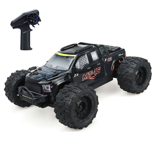 Fast Free Shipping 80KM/H ZD Racing 1/16 Radio Controlled Monster Truck MT-16 High Speed 4*4 RC Off Road Car RTR Wheelie Bar Metal CVD Chassis