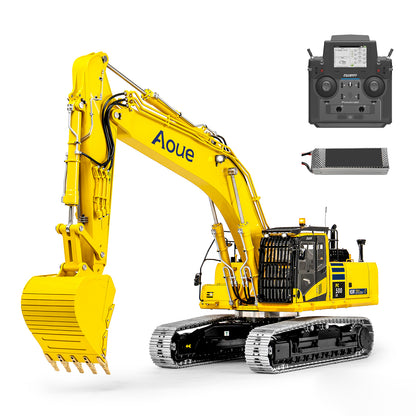 LESU Aoue PC500 1/14 Metal RC Hydraulic Tracked Excavator PNP/RTR B0019 7Ways Valve 3-4MAP Pump Light System for Construction Vehicle Collectors