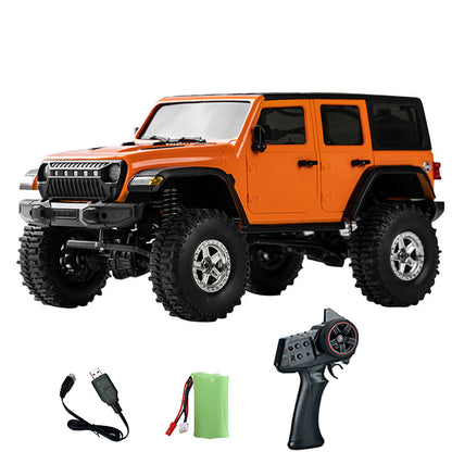 1:18 4*4 RC Simulation Rock Crawler Car C8801 2.4G Wireless Control Off Road Vehicle RTR Crawler Brushed Motor ESC LED Lights