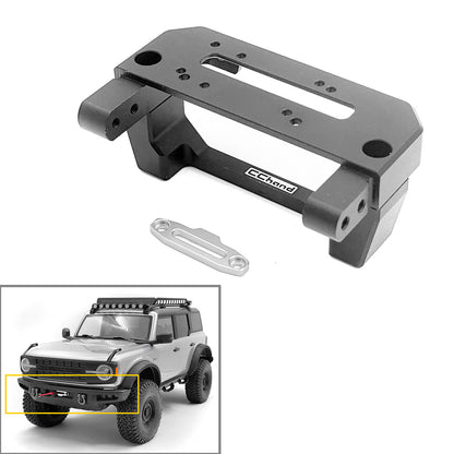 US Stock Front Bumper Winch Mount Parts for 1/10 Scale RC Crawler Vehicle DIY RC Racing Cars Model Acesoory