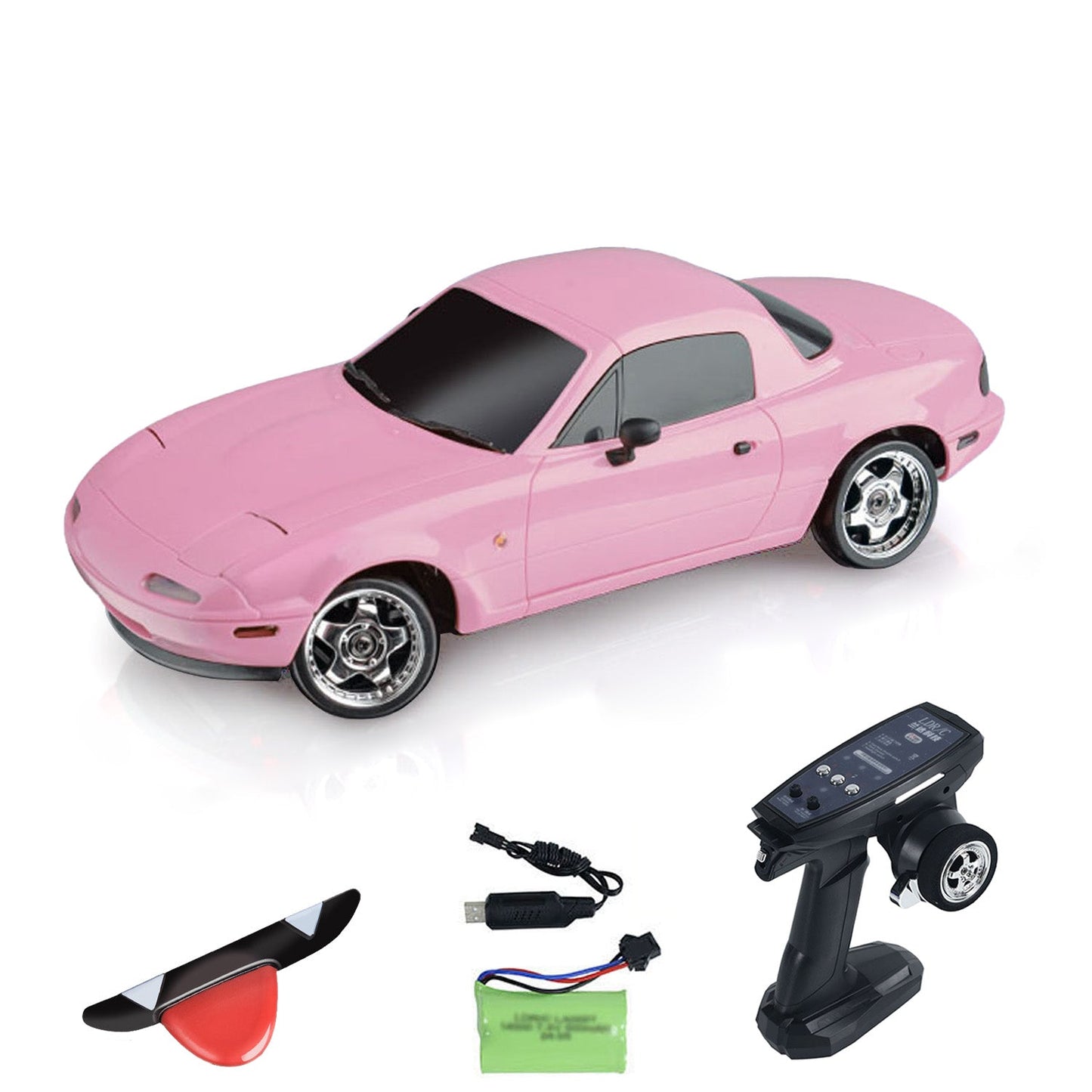 In Stock LDRC LD1804 1/18 2.4G 4X2 Remote Control Drift Car Brushed Motor ESC Servo Light System RC Racing Vehicle Assembled Toys RTR