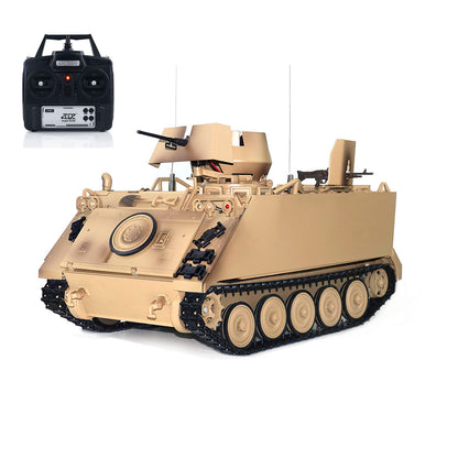 1/16 Tongde RC Tank M2412-B M113A1 ACAV Infrared 360 Turret Rotation Smoking Light Sound Remote Control Electric Model RTR