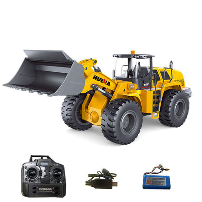 In Stock 1/14 HUINA Toys 2.4G Radio Controlled Loader 1583 Electric Lifting System Lights Sound RC Construction Vehicles Assembled