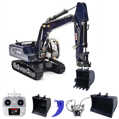 TOUCAN RC HOBBY MTModel 946 Metal 1/14 RC Hydraulic Excavator Tiltable Bucket Ripper LCD Display for Adult Outdoor