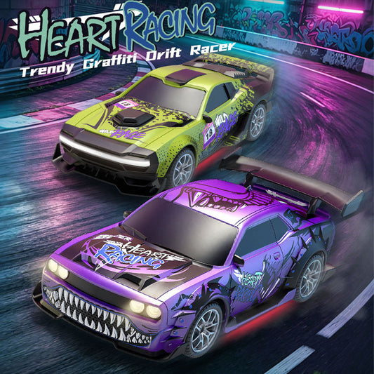 TOUCAN RC HOBBY JJRC Q247 1/24 Remote Control Racing Car 2.4G 4WD RC Drift Car LED Light Vehicle Model Ready to Run Race Car Battery