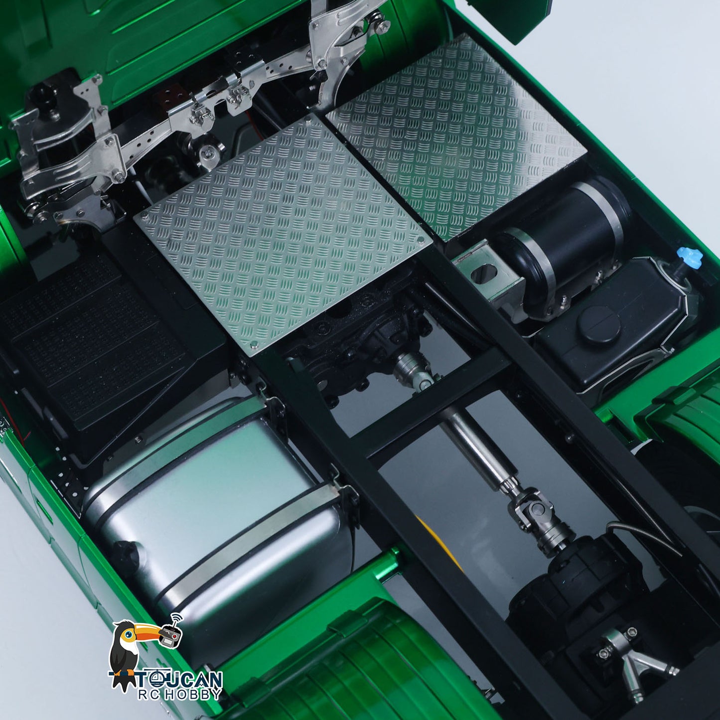 In Stock 1/14 KABOLITE 6*6 Remote Control Tractor Truck 770S 2Speed Gearbox Axle Locks Electric Windshield Wiper Openable Door RTR
