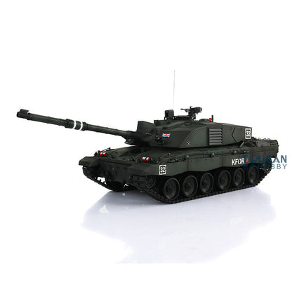TOUCAN RC HOBBY Henglong 1/16 TK7.0 Professional British Challenger II 3908 RTR RC Tank 360 Degrees Turret IR BB Smoke Metal Sprockets Idlers Road Wheels Single Rubber Tracks