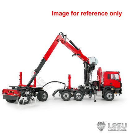New Arrival Deposit LESU A0052 Z0073 1/14 RC Timber Crane Carrier Forestry Transport Vehicle Long Log Trailer with Hydraulic Support Legs