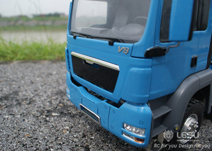 LESU TGS Cabin 1/14 Metal 8x8/6x6 RC Hydraulic Dumper Truck Tipper Vehicle 2 Speed High Torque Gearbox 540 Brushed Motor for RC Model Enthusiasts