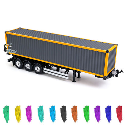 HHRC 1/14 RC Truck Trailer 140405 - Metal & Plastic 3 Axles 40ft Container