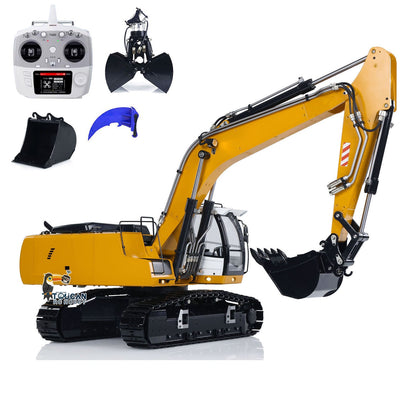 TOUCAN RC HOBBY MTModel 946 1/14 Metal RC Hydraulic Excavator Remote Control Engineering Vehicle 5CH Directional Valves Clamshell Bucket Ripper