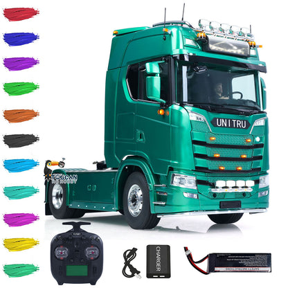 In Stock TOUCAN RC HOBBY Z008 1/14 4x4 Metal Chassis RC Tractor Truck 2Speed Gearbox Magnetic High Roof Chassis Suspension Smoke Light Sound RTR