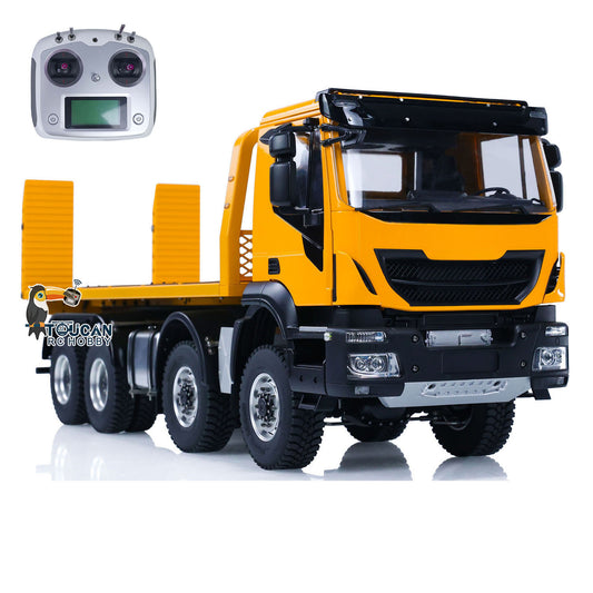 1/14 8x4 Metal RC Hydraulic Wrecker Truck Remote Control Rescue Vehicles Emulated Toy Car Gift for Children Adults PNP