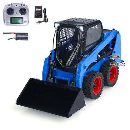 Toucanhobby SM450 1/14 Metal RC Hydraulic RTR Wheel Loader FlySky I6S Controller Light Sound System for Construction Model Enthusiast Outdoor