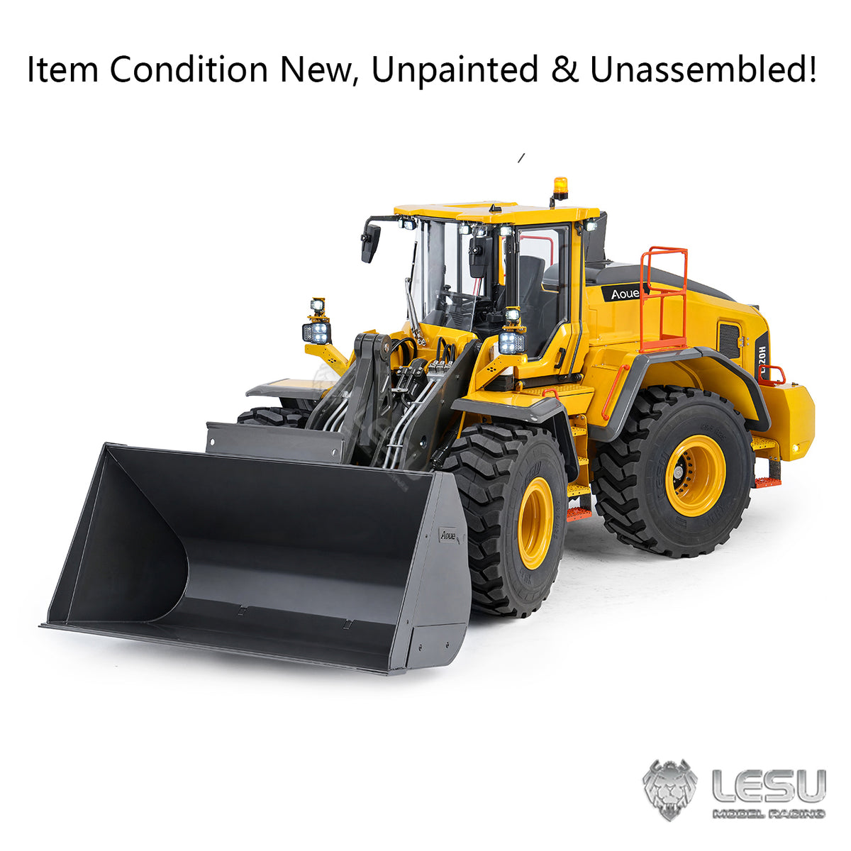 TOUCAN RC HOBBY LESU L220H 1/14 Metal Hydraulic RC Wheel Loader A0013 KIT Model 4WD Brushless Motor 2 Speed Drive Differential Lock Quick Release Bucket Sound