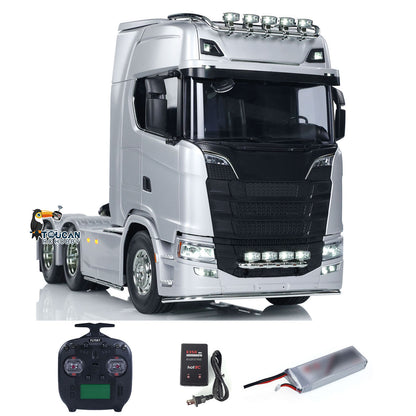 In Stock 1/14 RC Tractor Truck 56373 Remote Control Vehicle 6X4 770S 3-Speed Light Sound ST8 Radio Control System Simulation Hobby Model