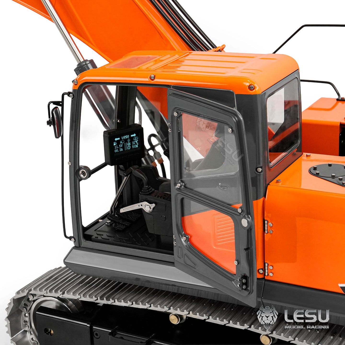 LESU Aoue DX350LC 1/14 Remote Control Digger Metal RC Hydraulic Excavator RTR Model 3CH Valve 4MPA Pump PL18EV Lite Battery