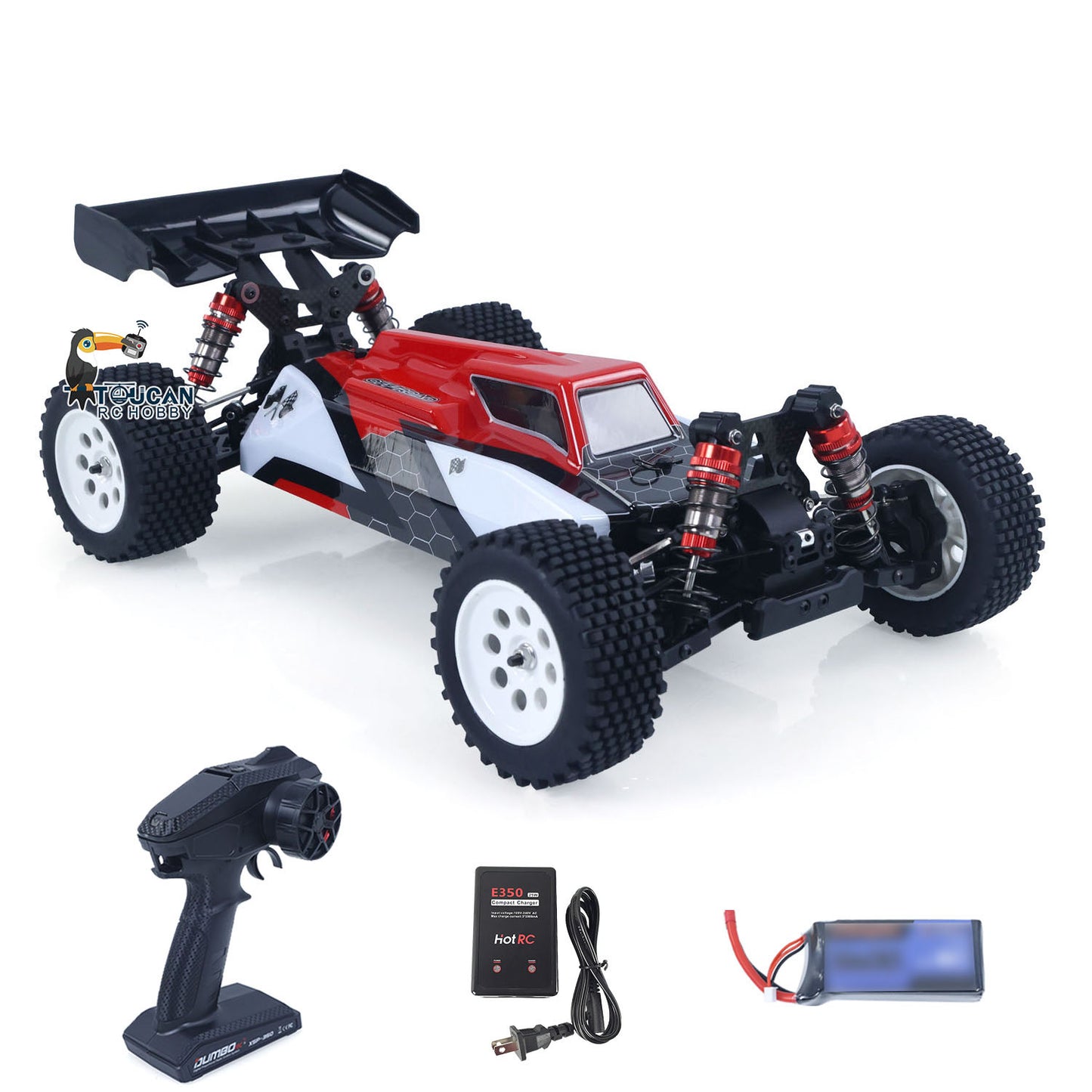 US Stock 70KM/H 1/10 High Speed Radio Control Off Road Vehicle 1001 RC Model Car Hobbywing 60A ESC 3650 Brushless Motor Ready to Run