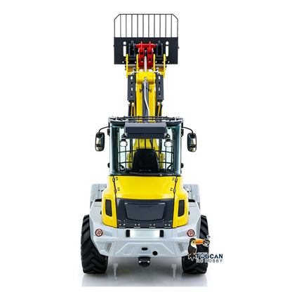 TOUCAN RC HOBBY LESU RTR 4X4 1:14 RC Hydraulic Telescopic Arm Loader AOUE AT1050 Metal Fork Lift Trucks Light Sound Flysky I6S Radio Battery