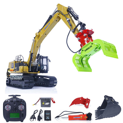 US STOCK 1/18 RC Hydraulic Excavators Kabolite K961 100S RTR Remote Controlled Digger Cars Simulation Hobby Model
