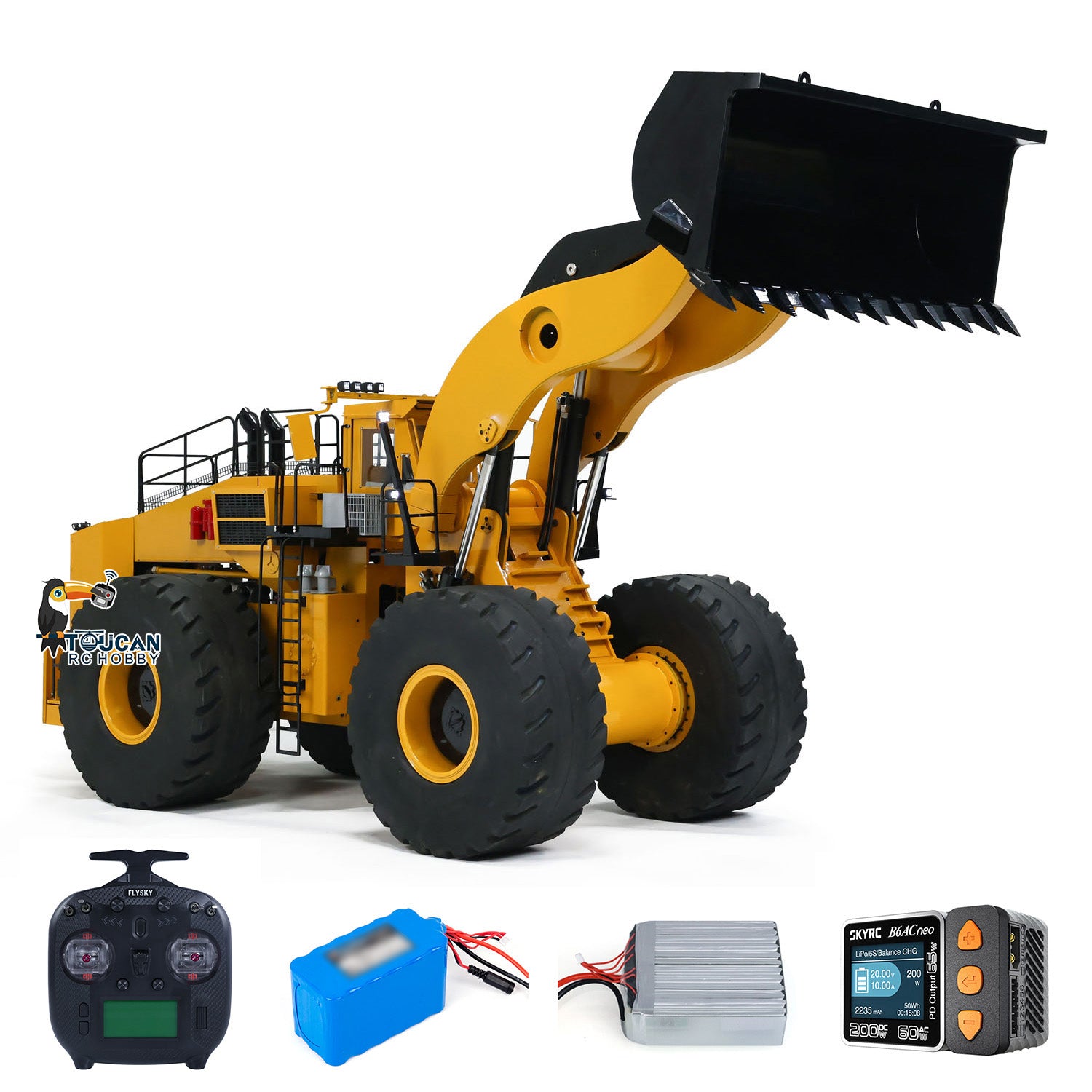TOUCAN 1/14 Scale L2350 RC Hydraulic Loader Heavy Duty RTR Radio Contr ...