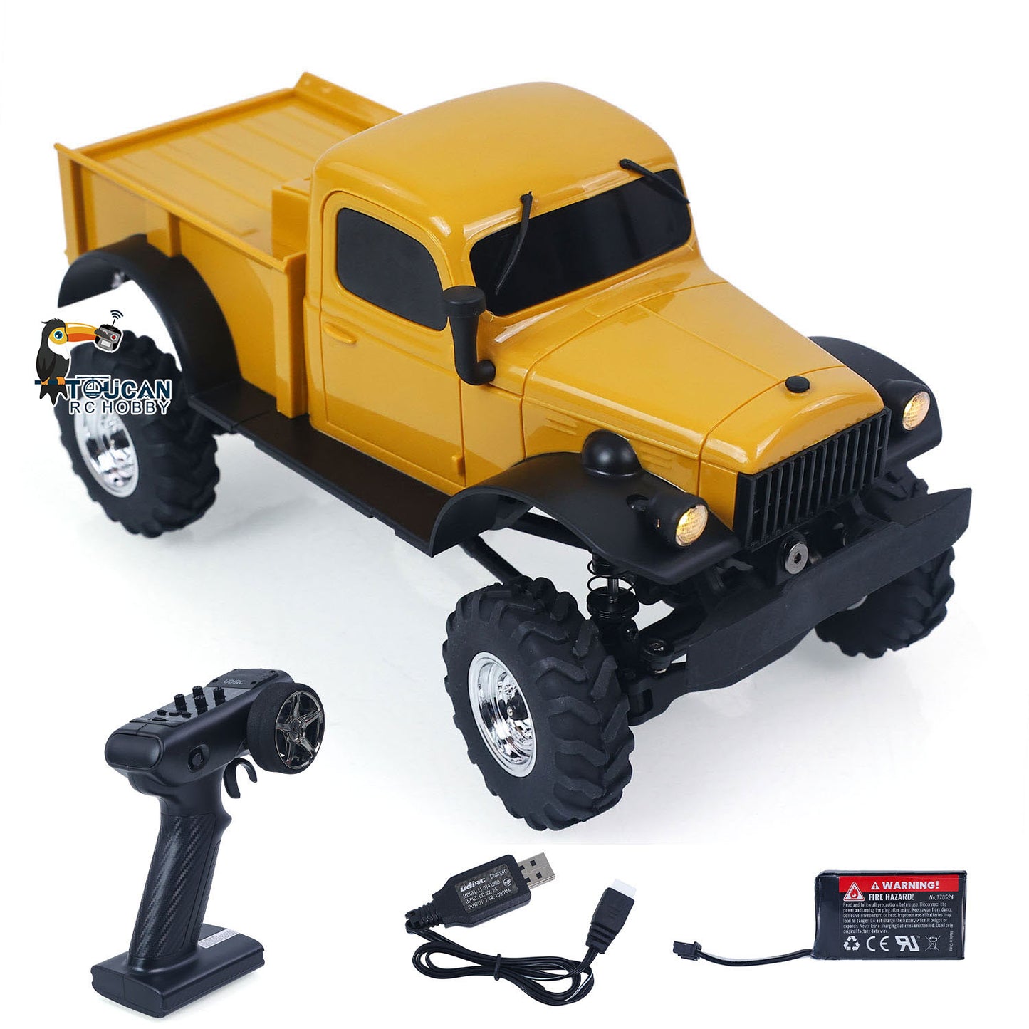 UDIRC UCX2401 4WD 2Speed Gearbox 1/24 Remote Control Crawler RC Off Road Car Metal Chassis Rail RTR Brushed Motor Light No Sound