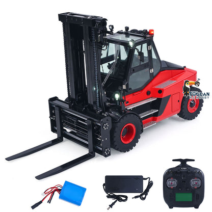 Fast Free Shipping for EU Kabolite K180-100 1/14 4X2 RWD Remote Control Hydraulic Forklift 3-Way Vavles RTR Flysky ST8 Radio Light System Sound Battery
