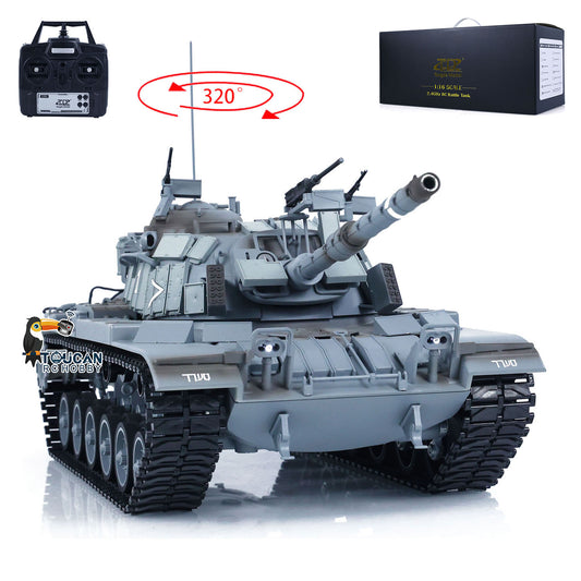IN STOCK 1/16 Tongde Israel RC Panzer Remote Control Infrared Battle Tanks Military Model M60W ERA Painted Assembled Car 320 Rotation DIY