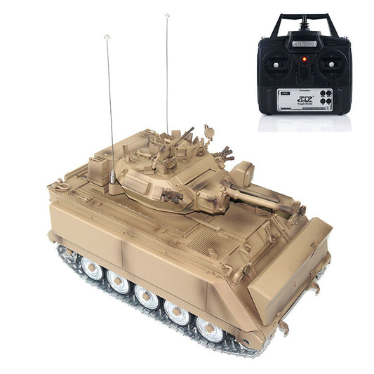 1/16 Tongde Remote Control Tank M2412-A M113A1 MRV Infrared Barrel Recoil Fire Flashing 320 Turret Rotation Metal Drive Gearbox