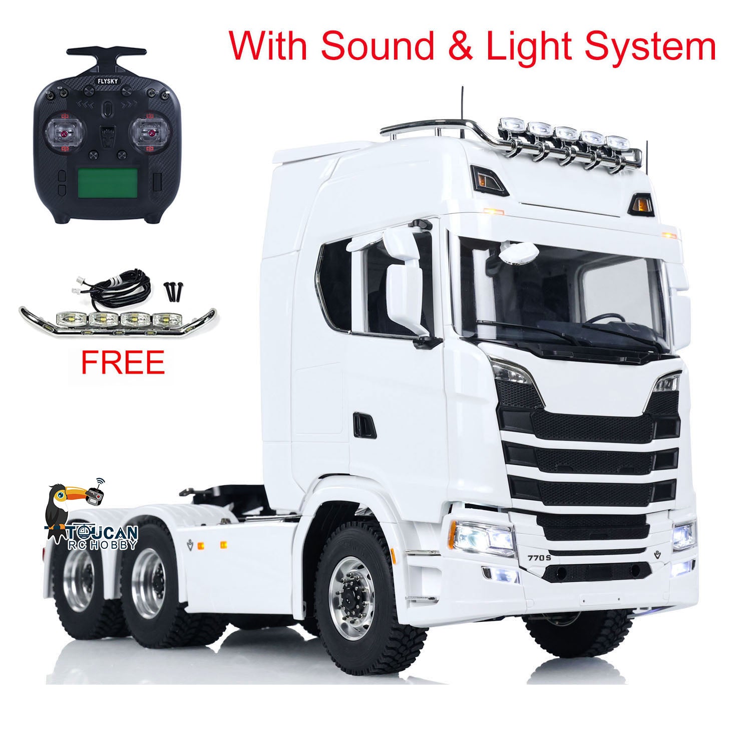 スカイトラック MD 1/14 6x6 Metal RC Tractor Truck Remote Control Car Model 2