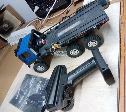 Free Shipping Second Hand US Stock CR18P Flatbed Truck 6x6 RTR RC Rock Crawler 1/18 Off-Road Truck 2-Speed Lights