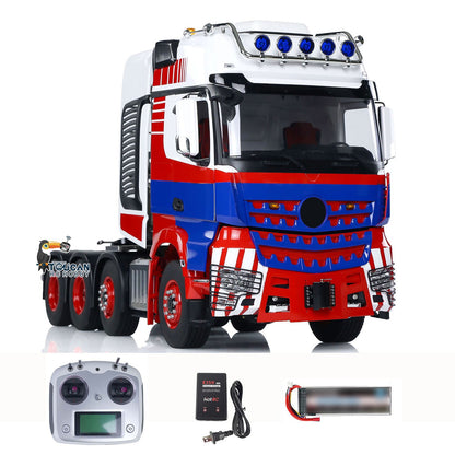 1/14 8x8 RC Tractor Truck Radio Control Cars TOUCAN Metal Chassis Smoke Unit Sound