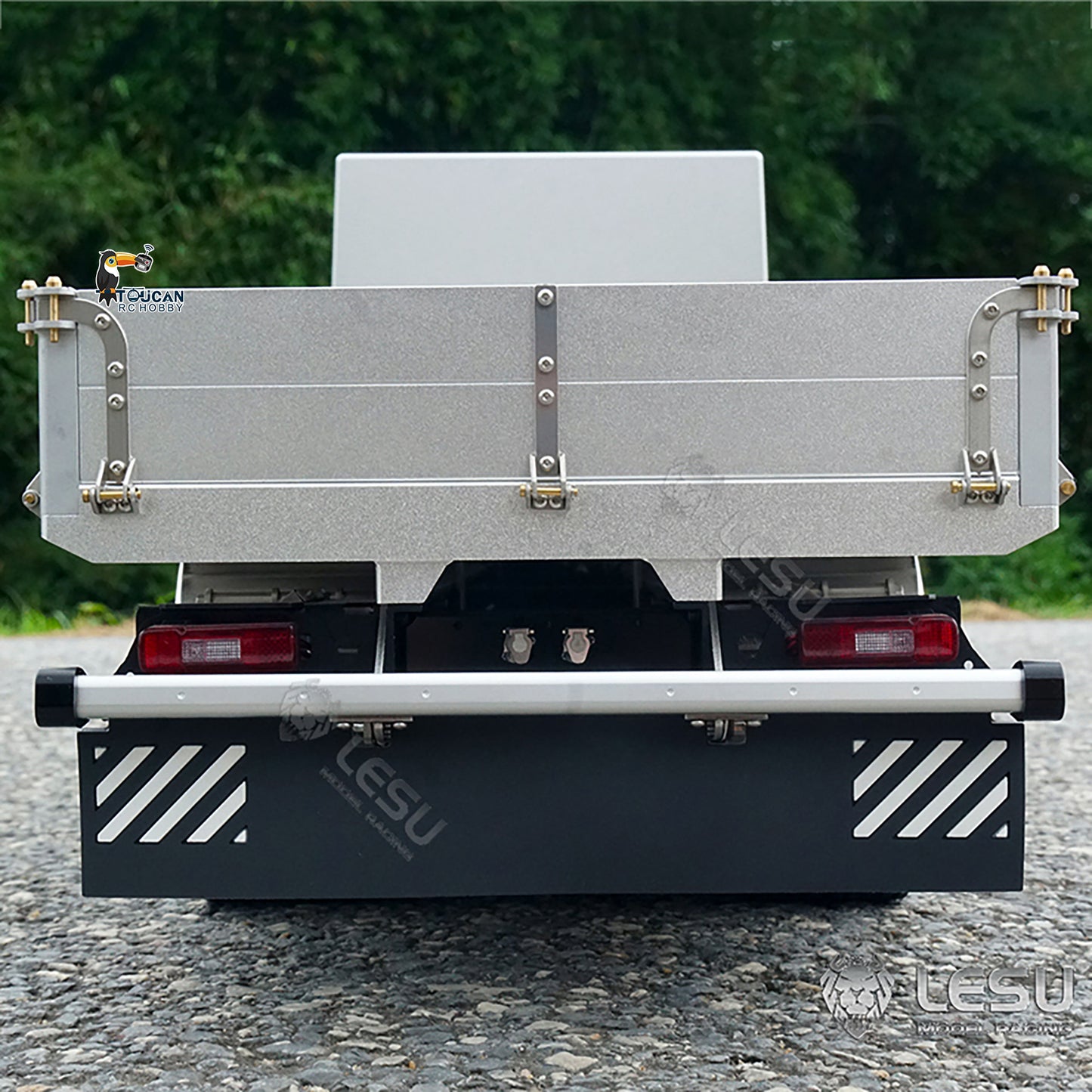 1/14 LESU 6x4 Unpainted Body Shell Assembled Chassis Radio Control Flatbed Truck RC TAMIYE Car Sound Light System Motor ESC Servo