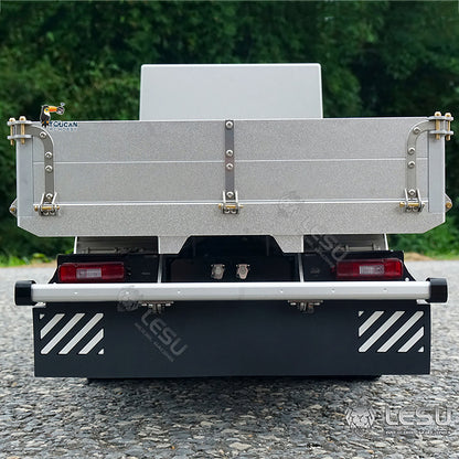 1/14 LESU 6x4 Unpainted Body Shell Assembled Chassis Radio Control Flatbed Truck RC TAMIYE Car Sound Light System Motor ESC Servo